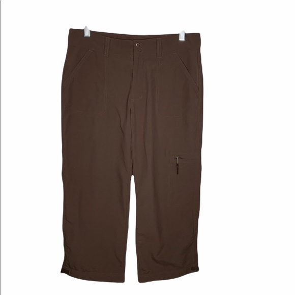 Royal Robbins Womens Hiking Crops size 8 brown - Picture 1 of 5